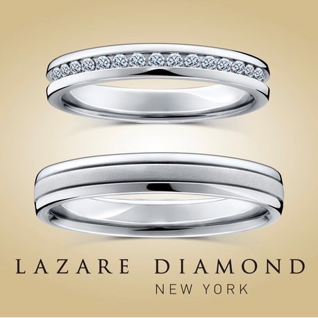 ラザール ダイヤモンド ブティック:【ハイライン】メレダイヤを使いやすいレール留めに。ダイヤの美しさが引き立つリング