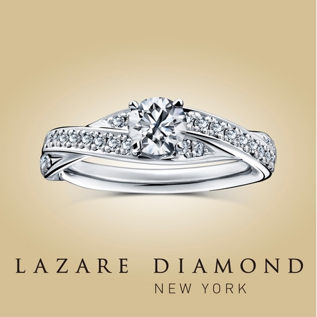 ラザール ダイヤモンド ブティック:【アイヴィ32】立体的なデザインで、どこから見てもダイヤモンドが美しい。