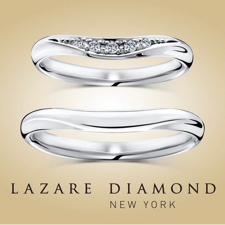 ラザール ダイヤモンド ブティック:【ベイ リッジ】やわらかな曲線美ときらめきが、いつまでも指に心地よくなじむ逸品