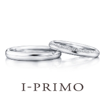 I-PRIMO(アイプリモ):＜アナエル＞極小メレを片側に敷き詰めたデザイン