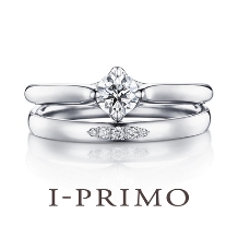I-PRIMO(アイプリモ):＜ユノー＞なめらか仕上げとメレダイヤが美しいシンプルリング
