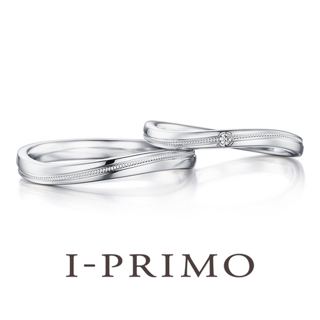 I-PRIMO(アイプリモ):＜アンフィトリテ＞イルカのようなやわらかなラインにミルグレインが輝くデザイン