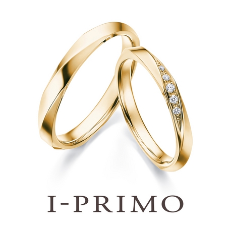 I-PRIMO(アイプリモ):＜フォルトゥーナYG＞斜めのカッティングを施したエッジの効いた美しいフォルム