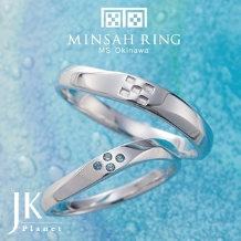 JKPLANET（JKプラネット）:MINSAH RING[ミンサーリング 沖縄]マリッジリング【JKPLANET】