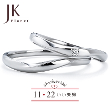 JKPLANET（JKプラネット）:いい夫婦 ブライダル(婚約指輪＆結婚指輪プラチナ３本セットで23万円＋税)