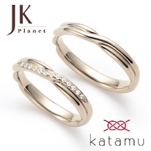 【JKPLANET】katamu(カタム) ～縁(えにし)～ 鍛造 結婚指輪