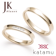 【JKPLANET】katamu(カタム) ～長閑(のどか)～ 鍛造 結婚指輪
