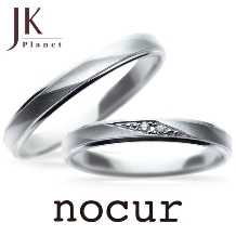 【JKPLANET】『ノクル』メイドインジャパン、プラチナ製のつや消し結婚指輪