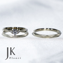 JKPLANET（JKプラネット）:JKPLANETリミテッドエディションJKPL-7結婚指輪(シャンパンゴールド)