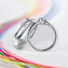 JKPLANET（JKプラネット）:『紡ぎ輪(つむぎわ)さくら咲く』(和・桜モチーフの結婚指輪)【JKPLANET】