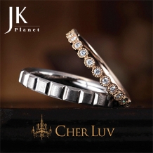 JKPLANET（JKプラネット）:【JKPLANET】CHER LUV（シェールラブ）ミュゲ 結婚指輪