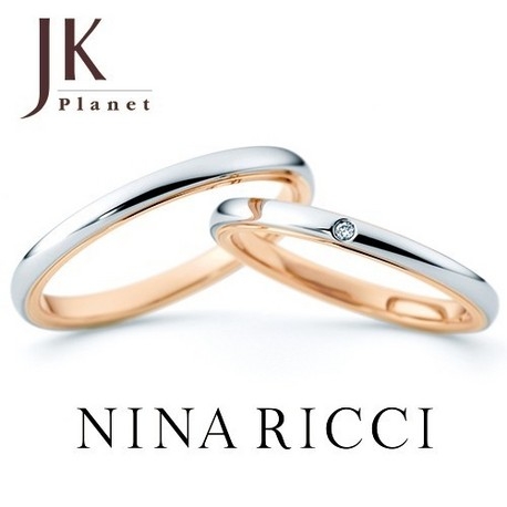 JKPLANET（JKプラネット）:NINA RICCI(ニナ リッチ)コンビネーション結婚指輪【JKPLANET】