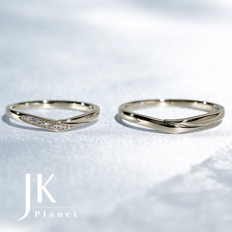 JKPLANET（JKプラネット）:JKPLANETリミテッドエディションJKPL-3結婚指輪(シャンパンゴールド)