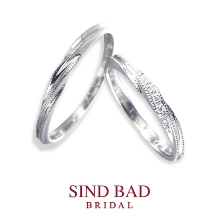 SIND BAD BRIDAL:２本で11万円以内の結婚指輪（PT950）【千綾（ちあや）】千の輝き、千の想い