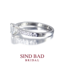SIND BAD BRIDAL:婚約指輪【懿（うるわし）】プリンセスカットの華と気品