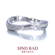 SIND BAD BRIDAL:結婚指輪【汐陽 しおひなた】 ピンクゴールドのアレンジも