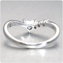 SIND BAD BRIDAL:婚約指輪 ハートシェイプ  ピンクダイヤモンド
