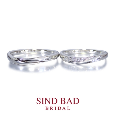 SIND BAD BRIDAL:結婚指輪　YUUNA【環に溶ける。カタチになる】