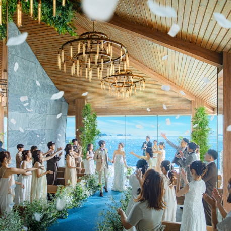 OCEAN&RESORT MARIZON（オーシャン＆リゾート　マリゾン）：＼挙式料0円＆来館7.8万円特典／360°海*チャペル見学＆試食
