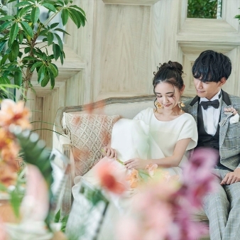 OCEAN&RESORT MARIZON（オーシャン＆リゾート　マリゾン）:【マタニティウェディング】産前でも安心♪最短2カ月で準備OK！お急ぎ婚も徹底サポート◆7つの安心優待:【天神駅から貸切バスで10分】世界が認める絶景を独占！海が360度囲むリゾートへ!水平線を望むチャペルや200年の歴史薫る大聖堂での挙式後は、海上リゾートをゲストと楽しもう！世界で認められ「アジア都市景観賞／2010年」などの賞に輝く絶景のリゾートがウエディングの舞台に。喧騒から離れたロケーションでリゾートへ旅行に来たようにリラックスした時間をゲストとともに満喫