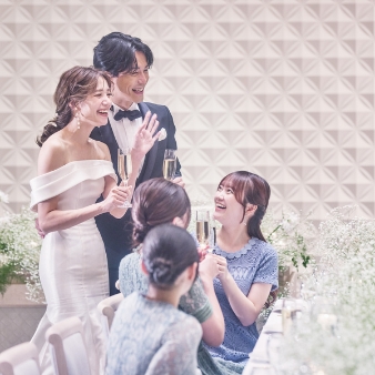 結婚式場：『誰とでもフェア』おひとり/ご家族/ご友人と参加可能◎