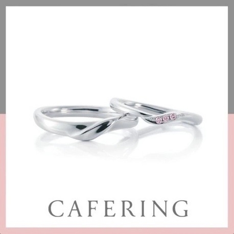 【ローズヒップ】婚約指輪との重ね付けも美しいピンクダイヤモンドの結婚指輪