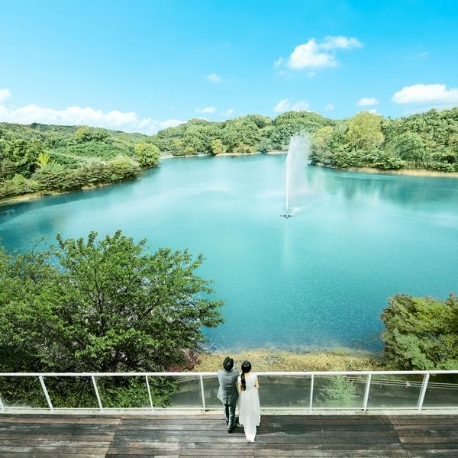 時地人 - ＪＩＪＩＪＩＮ Ｍａｔｓｕｙａｍａ（旧：トベ　オーベルジュリゾート）：即決なし＼何も決まってなくて◎絶景挙式×2会場体験×豪華試食