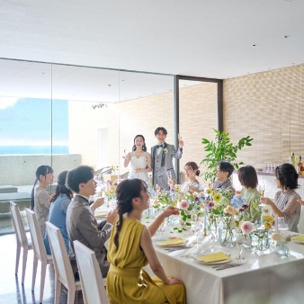 グレイスヒル・オーシャンテラス:【家族婚・少人数婚】《20名85万円》大切なゲストと特別な1日を演出するお披露目weddingプラン