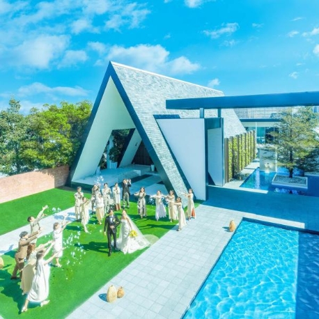 ブリーズレイ・プライベートテラス：【平日SP★最大210万特典】貸切ガーデン＆絶品試食＆演出体験