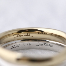 atelier Kiona.（アトリエ キオナ）:ちょっと大きめのダイヤをセッティング♪婚約指輪の雰囲気も感じられる結婚指輪！