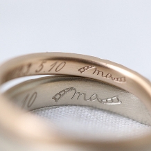 atelier Kiona.（アトリエ キオナ）:映画が好きなお二人に♪二人の「好き」をデザインした結婚指輪！