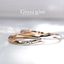Ginza Rim／銀座リム:【銀座リム／カーリー】ひと粒ダイヤが潔い大人の洗練リング