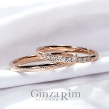 Ginza Rim／銀座リム:【銀座リム／エヴリン】細み＆シンプルが可憐なピンクゴールドリング