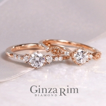Ginza Rim／銀座リム:【銀座リム／ケイト＆アナ】可憐で繊細なピンクゴールドリング