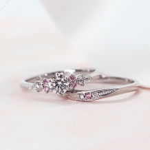 Ginza Rim／銀座リム:【銀座リム／アナベル】ピンクダイヤが贅沢に煌めく、華やかで可憐なリング