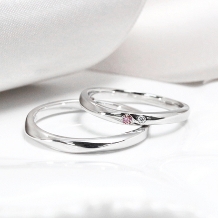 Ginza Rim／銀座リム:【銀座リム／ステラ】天然のピンクダイヤモンドが煌めくシンプルリング