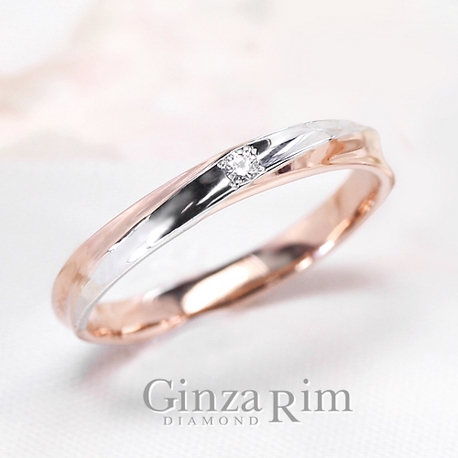 Ginza Rim／銀座リム:【銀座リム／ジニー】シンプルでやさしい色合いがふたりらしい。