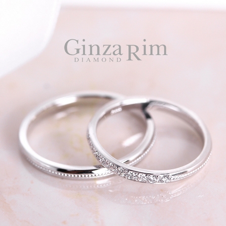 Ginza Rim／銀座リム:【銀座リム／エヴリン】10粒のダイヤが煌めくシンプル＆細みリング