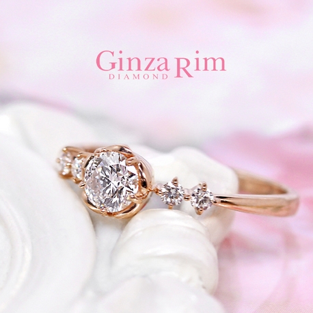 銀座リム デイジー くすり指に咲く小さなダイヤモンドのお花 Ginza Rim 銀座リム ゼクシィ