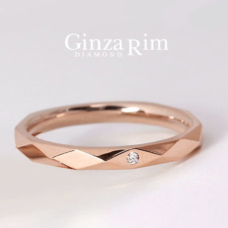 Ginza Rim／銀座リム:【銀座リム／カルラ】多面カットの大人のシンプルリング