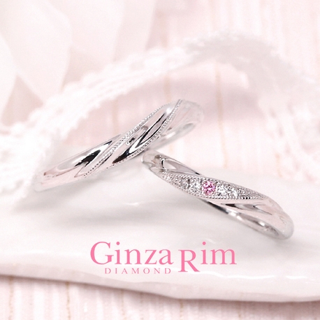 Ginza Rim／銀座リム:【銀座リム／レベッカ】一生愛せる結婚指輪なら、稀少な宝石・天然ピンクダイヤモンド