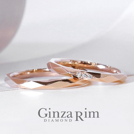 Ginza Rim／銀座リム:【銀座リム／カルラ】ふたりを繋ぐ運命の赤い糸・ピンクゴールドの指輪で愛を誓う。