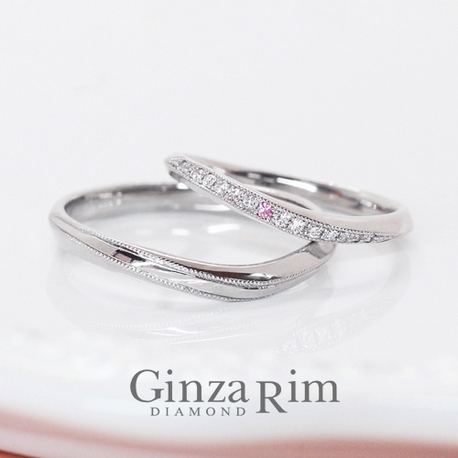 Ginza Rim／銀座リム:【銀座リム／アンティーク】ピンクダイヤがキラリと煌めく