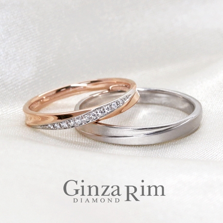 Ginza Rim／銀座リム:【銀座リム／ノラ】ダイヤのグラデーションが美しいコンビリング