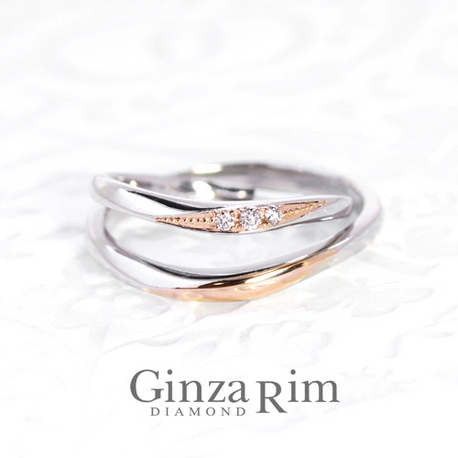 Ginza Rim／銀座リム:【銀座リム／シビル】さり気ないコンビが「私たちらしい」リング