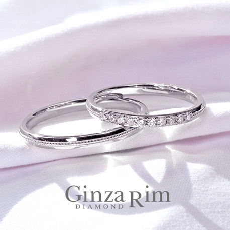 Ginza Rim／銀座リム:【銀座リム／エヴリン】細みで着け心地抜群♪日常使いしやすいダイヤモンドリング