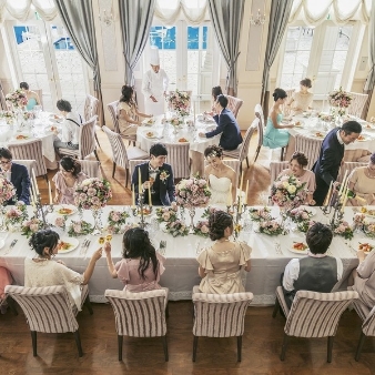 オステルリー・ド・コートダジュール:【少人数向けの限定プラン】 ドレス×挙式×会食