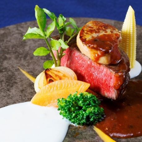 誓いの丘　イストアール：【当館人気No1★国産牛を堪能】シェフ厳選のコース料理試食♪