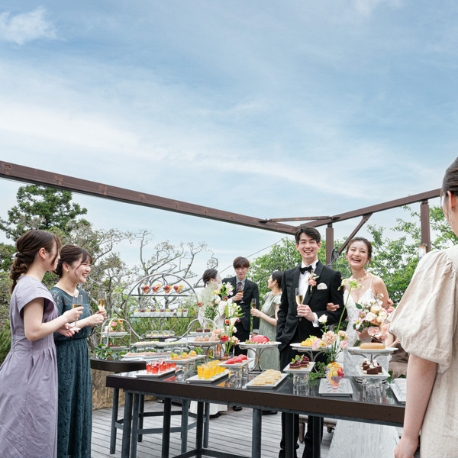 THE HILLTOP TERRACE NARA（ザ・ヒルトップテラス奈良）：【月末BIG◇最大150万優待】自然×光の花嫁体験＆おもてなし試食