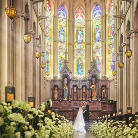 St.ヴァレンタイン福山：〈週末限定*22大特典付〉大聖堂&緑溢れるガーデン体験&和牛試食